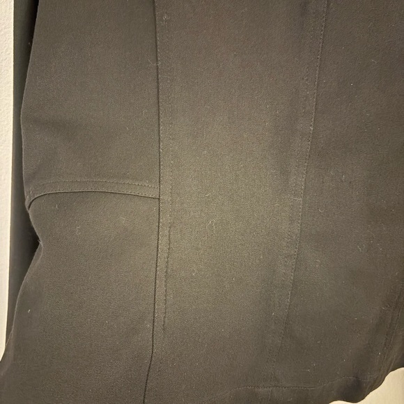 Talbots Blazer Deep Rich Black Women's Jacket Size 8 Vintage tag - Picture 8 of 10